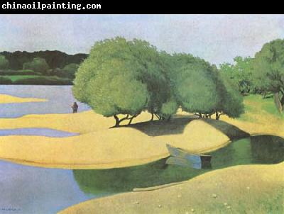 Felix  Vallotton Sandbanks on the Loire (mk09)