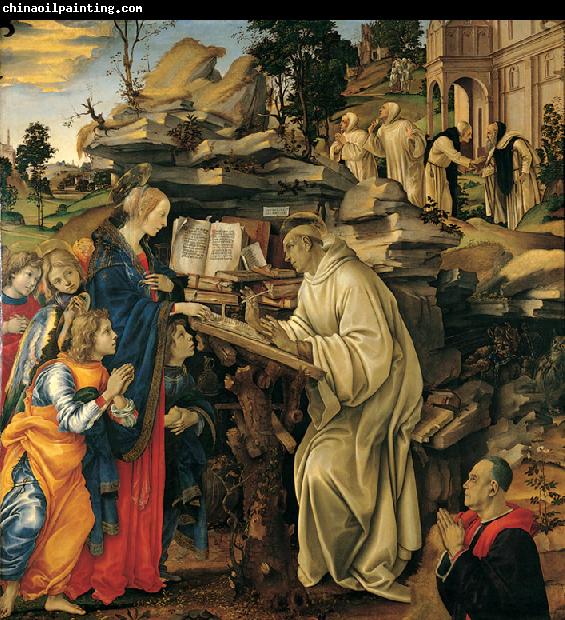 Filippino Lippi The Vision of St Bernard (mk080