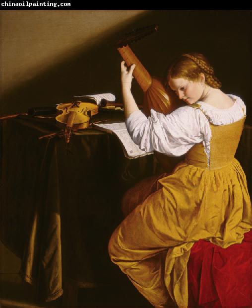 GENTILESCHI, Orazio The Lute Player (mk08)