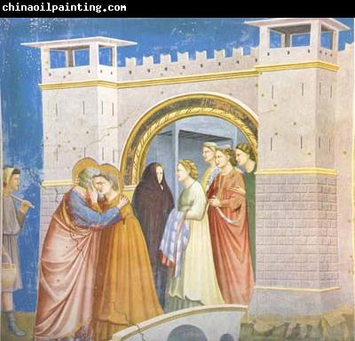 GIOTTO di Bondone Anna and Joachim Meet at the Golden Gate (mk08)