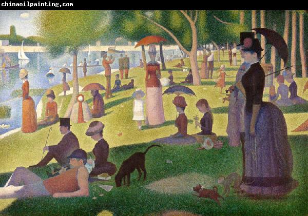 Georges Seurat Sunday Afternoon of the Island of La Grande Jatte (mk09)