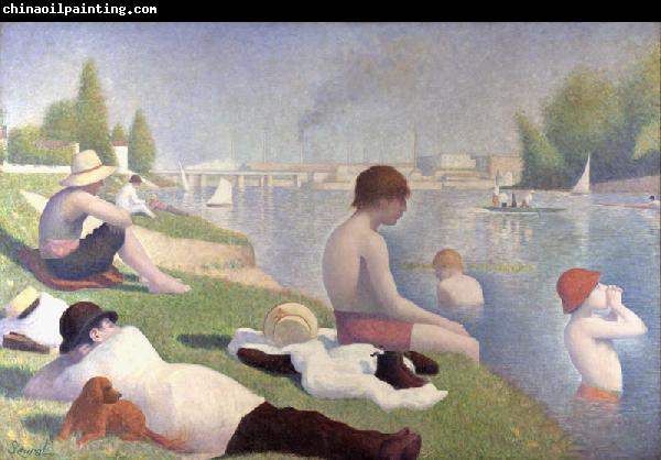 Georges Seurat Bathers at Asnieres (mk09)