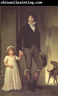  Baron Francois  Gerard Jean-Baptiste Isabey and His Daughter (mk05