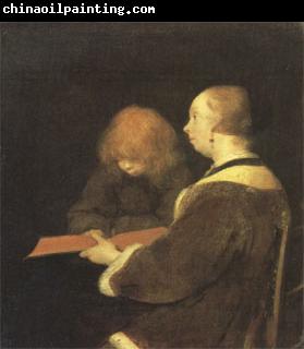 Gerard Ter Borch The Reading Lesson (mk05)