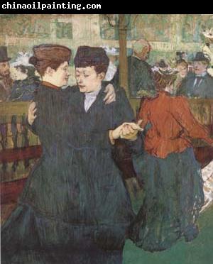 Henri de toulouse-lautrec Two Women Dancing at the Moulin Rouge (mk09)