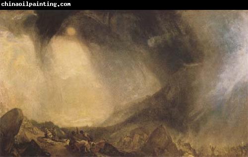 J.M.W. Turner Snow Storm Hannibal and his Army crossing the Alps (mk09)
