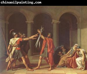 Jacques-Louis  David The Oath of the Horatii (mk05)