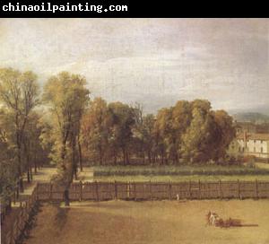 Jacques-Louis  David View of the Garden of the Luxembourg Palace (mk05)