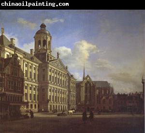 Jan van der Heyden The Dam with the New Town Hall in Amsterdam (mk05)