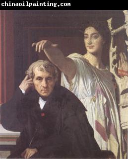 Jean Auguste Dominique Ingres The Composer Cherubini with the Muse of Lyric Poetry (mk05)