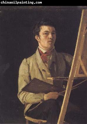 Jean Baptiste Camille  Corot Portrait de Partiste a I'age de vingt-neuf ans -1825 (mk11)