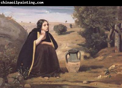 Jean Baptiste Camille  Corot Rebecca au puits (mk11)