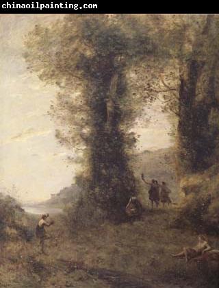 Jean Baptiste Camille  Corot Pastorale (mk11)