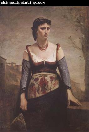 Jean Baptiste Camille  Corot Agostina (mk11)