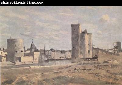 Jean Baptiste Camille  Corot La Rochelle (mk11)