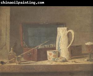 Jean Baptiste Simeon Chardin Smoking Kit with a Drinking Pot (mk05)