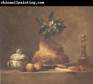 Jean Baptiste Simeon Chardin The Brioche (mk05)