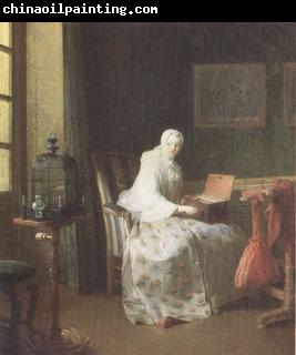 Jean Baptiste Simeon Chardin The Bird-Organ (mk05)