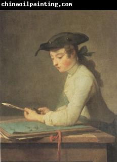 Jean Baptiste Simeon Chardin The Young Draftsman (mk05)