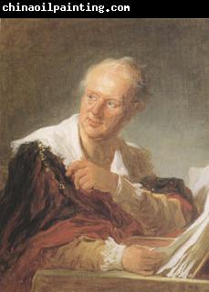 Jean Honore Fragonard Portrait of Diderot (mk05)