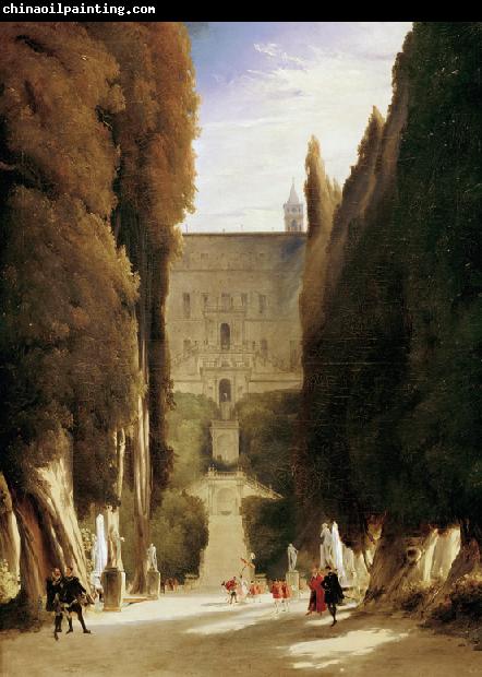 Karl Blechen The Gardens of the Villa d'Este (mk09)