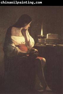 LA TOUR, Georges de The Magdalen with the Nightlight (mk05)