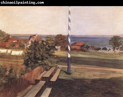 Leibl, Wilhelm Landscape with Flagpole (mk09)