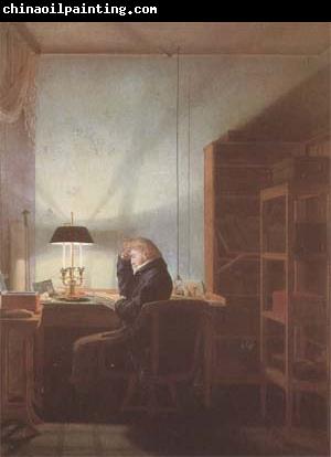 Georg Friedrich Kersting Reader by Lamplight (mk09)