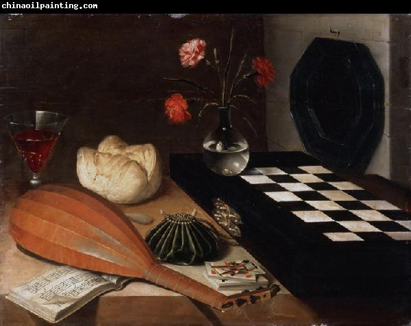 Lubin Baugin Still Life with Chessboard (mk08)