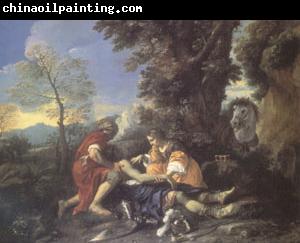 MOLA, Pier Francesco Herminia and Vafrino Tending the Wounded Tancred (mk05)