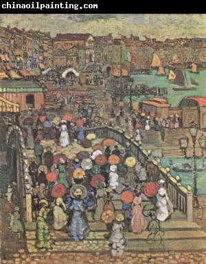 Maurice Prendergast Ponte della Paglia in Venice (mk09