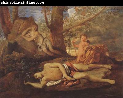 Nicolas Poussin E-cho and Narcissus (mk08)