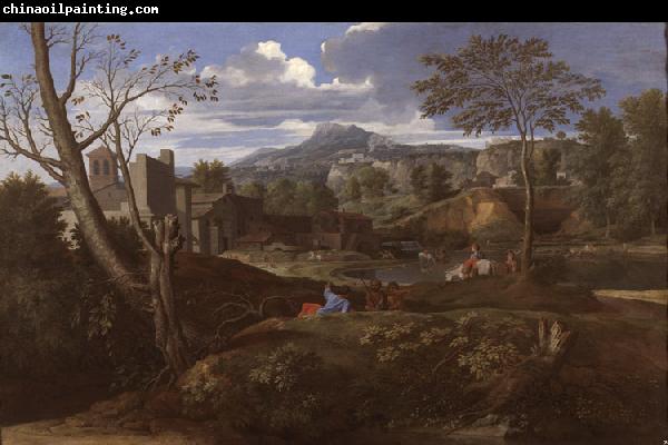 Nicolas Poussin Landscape with Three Men (mk08)