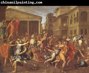 Nicolas Poussin The Rape of the Sabines (mk05)