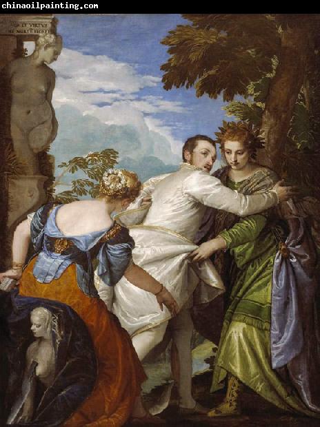 Paolo  Veronese llegory of Vice and Virtue (mk08)