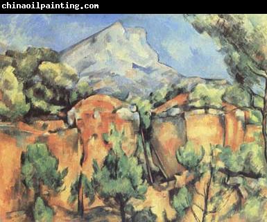 Paul Cezanne Mont Sainte-Victoire Seen from the Quarry at Bibemus (mk09)