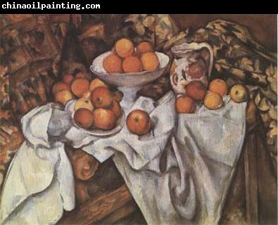 Paul Cezanne Still Life with Apples and Oranges (mk09)