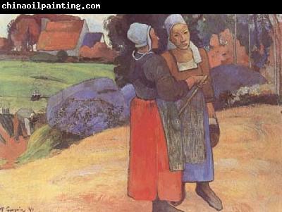 Paul Gauguin Breton Peasants (mk09)