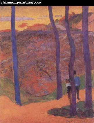 Paul Gauguin Blue Trees (mk07)