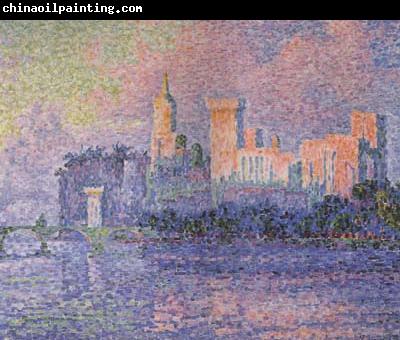 Paul Signac The Papal Palace,Avignon (mk06)