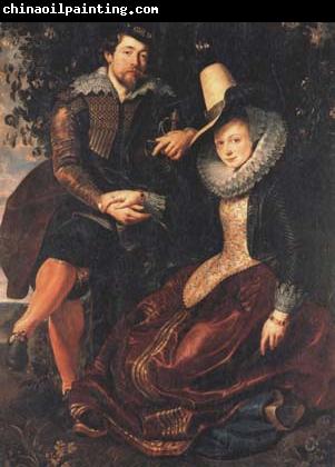 Peter Paul Rubens Selbstbildnis mit Isabella Brant in der Geibblattlaube (mk05)