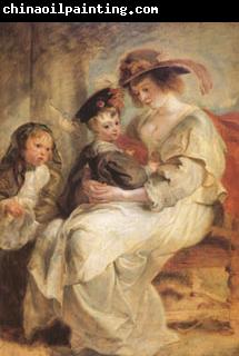 Peter Paul Rubens Helene Fourment and Her Children,Claire-Jeanne and Francois (mk05 )