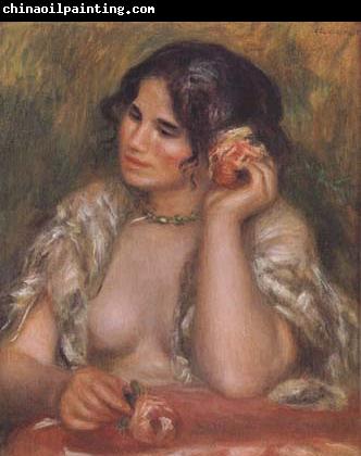 Pierre Renoir The Toilette Woman Combing Her Hair (mk06)