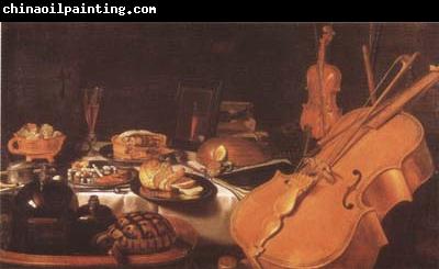 Pieter Claesz Still Life with Musical instruments (mk08)