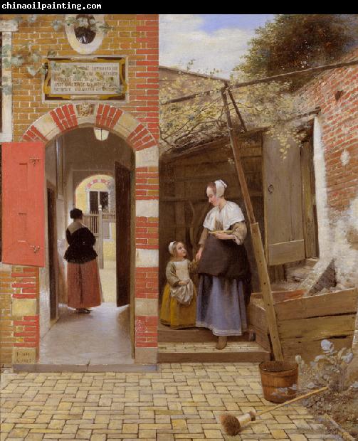 Pieter de Hooch The Courtyard of a House in Delft (mk08)