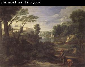 Poussin Landscape with Diogenes (mk05)