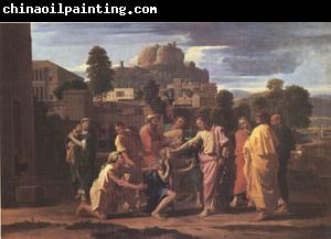 Poussin Christ Healing the Blind (mk05)