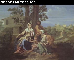 Poussin The Holy Family in a Landscape (mk05)