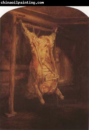 REMBRANDT Harmenszoon van Rijn The Slaughterd Ox (mk08)