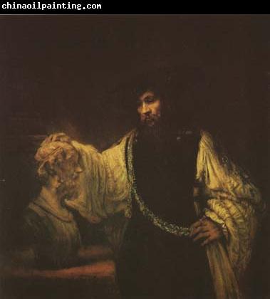 REMBRANDT Harmenszoon van Rijn Aristotle Contemplating the Bust of Homer (mk08)